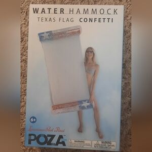 Water Hammock - Texas Flag Confetti Design
